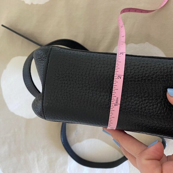 KATE SPADE Alexya Mini Black Pebbled Leather Crossbody Bag - Picture 14 of 14